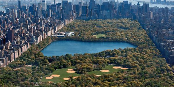 central park aerial view