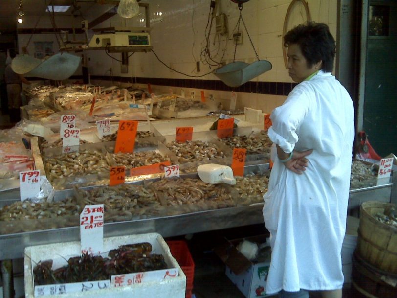 fish markets in Chinatown 