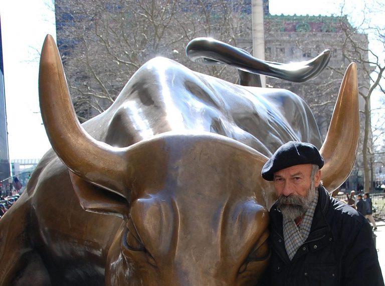charging bull wall street