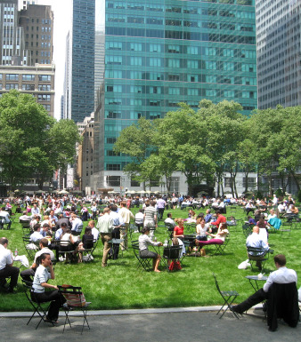 Lunch in Bryant Park